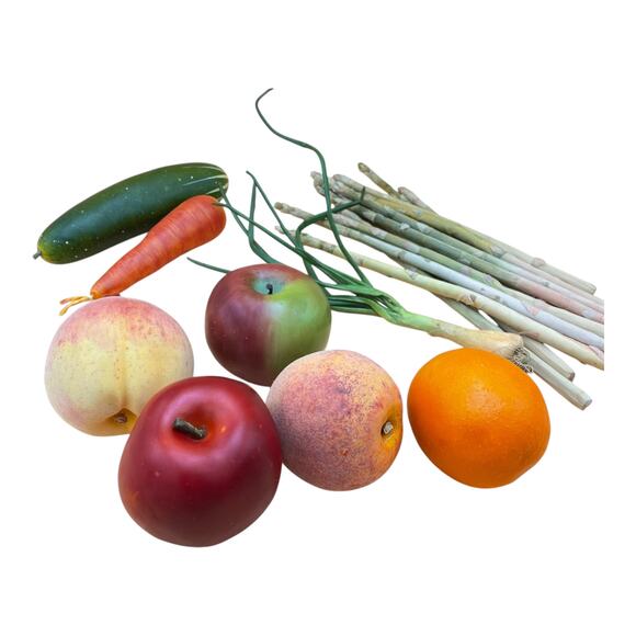 Realistic Artificial Fruit & Vegetable Lot - Faux Produce Decor - Picture 2 of 3